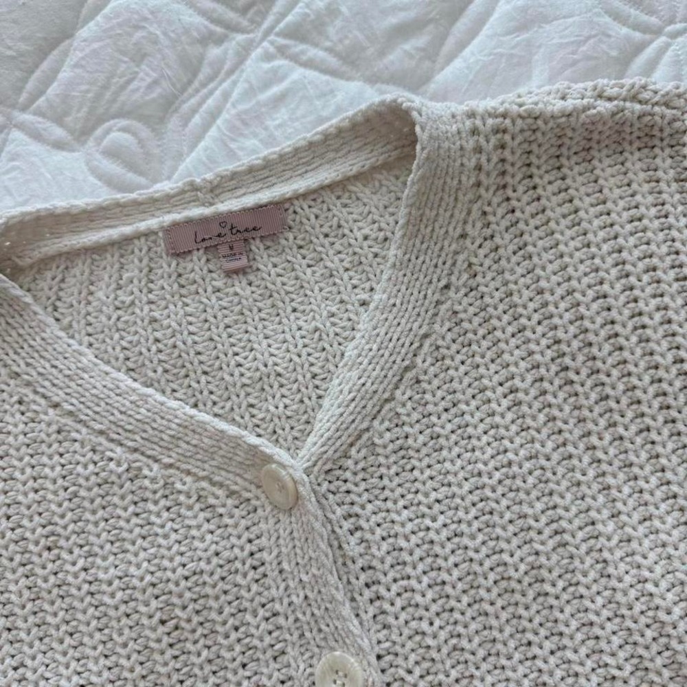 cream knitted cardigan‎ - Picture 5 of 5